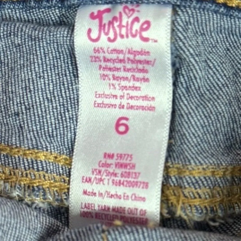 Justice girls denim